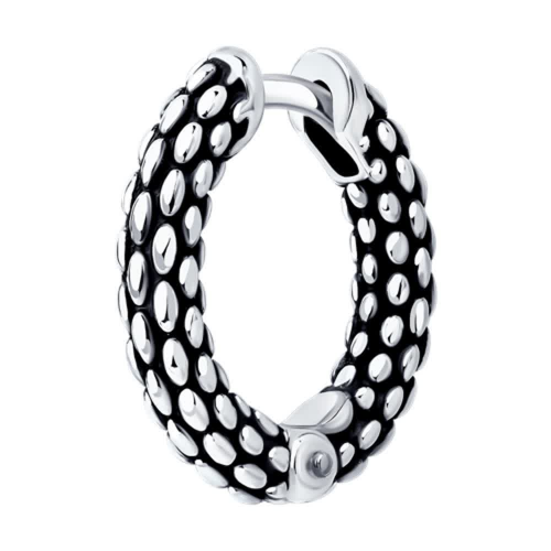 Серьга из серебра