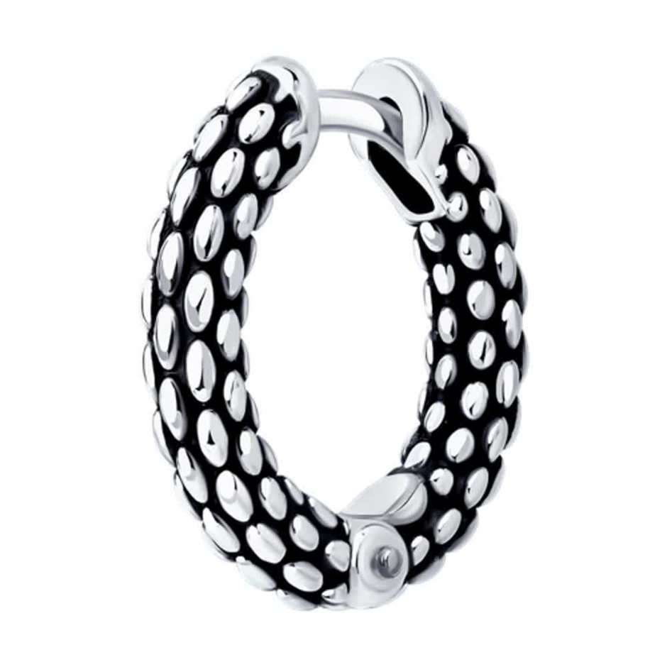 Серьга из серебра