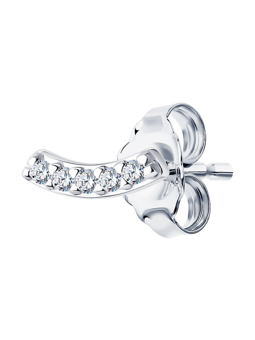 Серьга из серебра