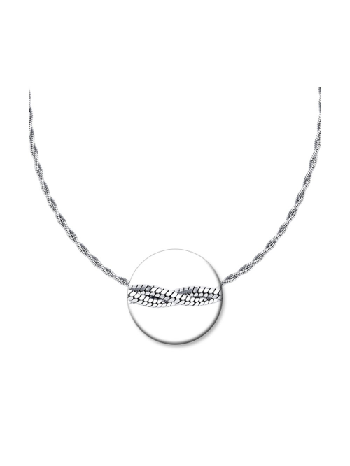 Колье из серебра